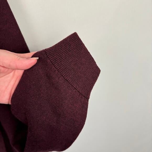 Hart Schaffner Marx Extra Fine Merino Wool Knit V Neck Classic Basic Sweater 3XT - Picture 5 of 10